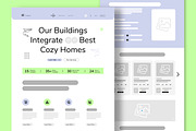 Building Wireframe Landing Page, an UI Kit Template by CreativeShaper (Thumbnail 1 of 6)