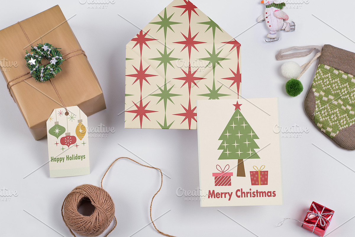 Mid Century Christmas Collection, a Pattern Graphic by Yasmine Patterns (Photo 5 of 9)