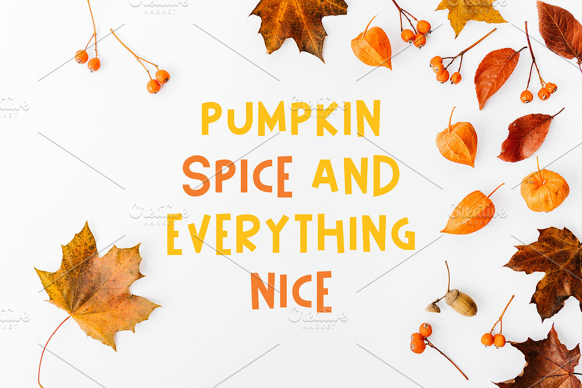 Happy Pumpkin Font preview 5