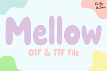 Mellow Font | Chubby Sans Serif Font