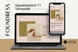Squarespace 7.1 Template - Foundress