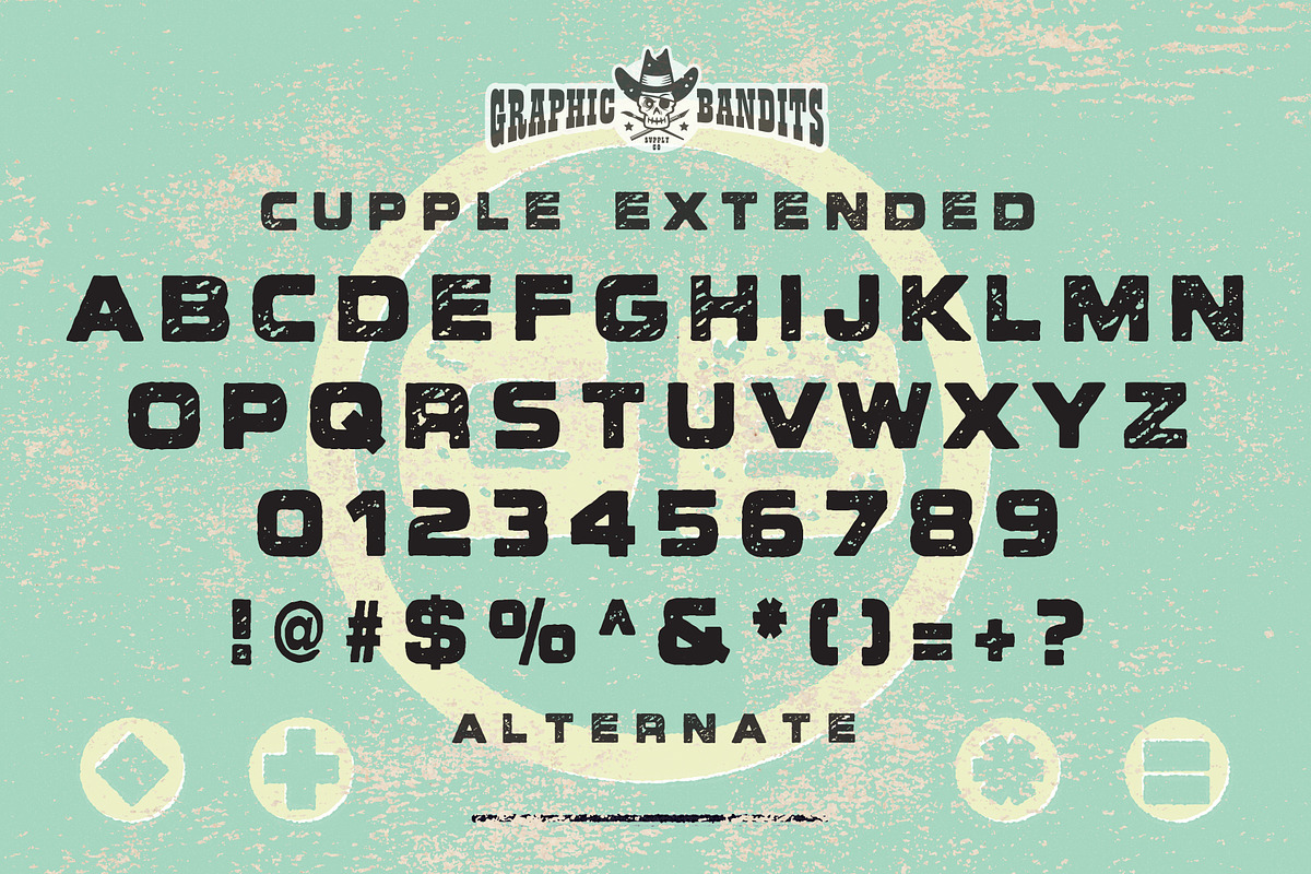 Cupple Extended 5 Font Family preview 6