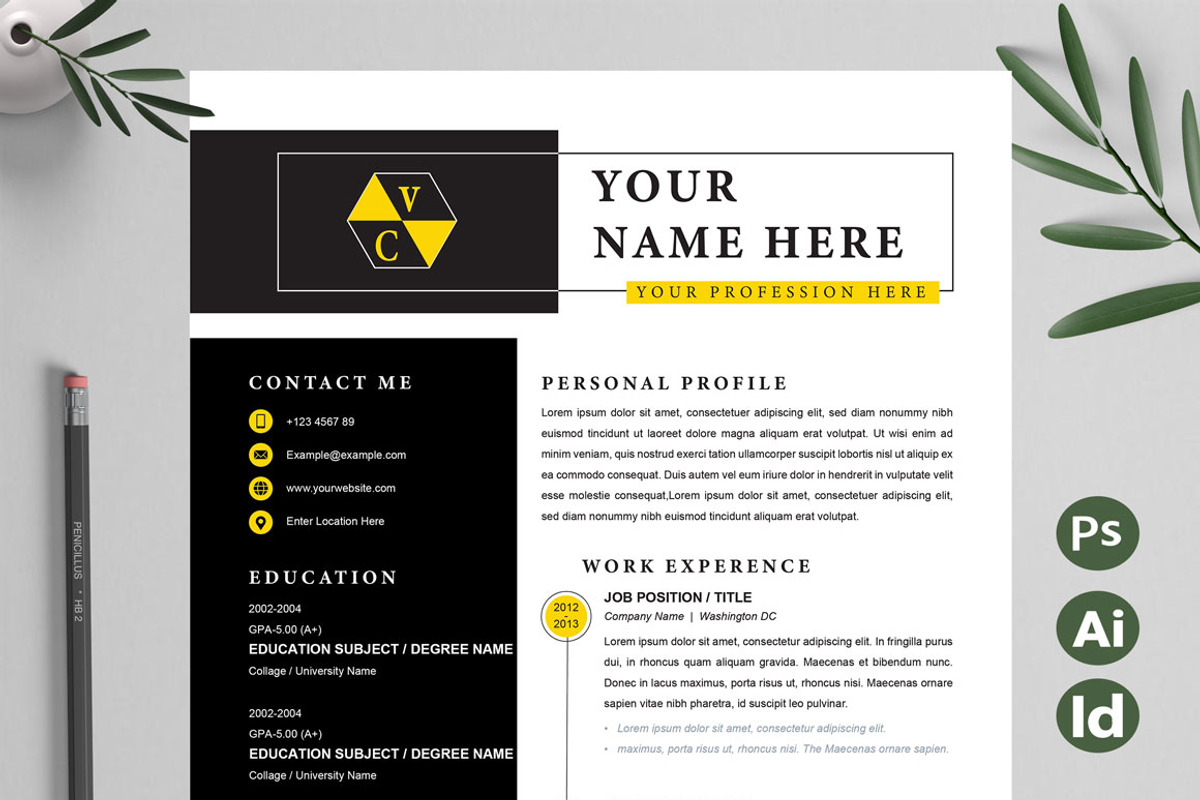 Attractive CV Design | New CV, a Resume Template by Attractive Resume (Photo 1 of 3)