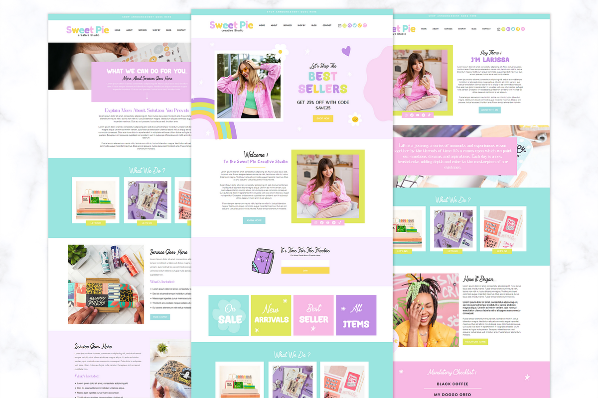 Colorful Wix Website Template, a Wix Template by AdvertFox (Photo 3 of 9)