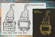 Christmas gnomes, an Illustration by Gennadi Digital Studio (Thumbnail 3 of 5)