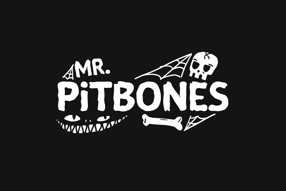 Mr. Pitbones, a Font by Alberto Fontense (Photo 1 of 5)