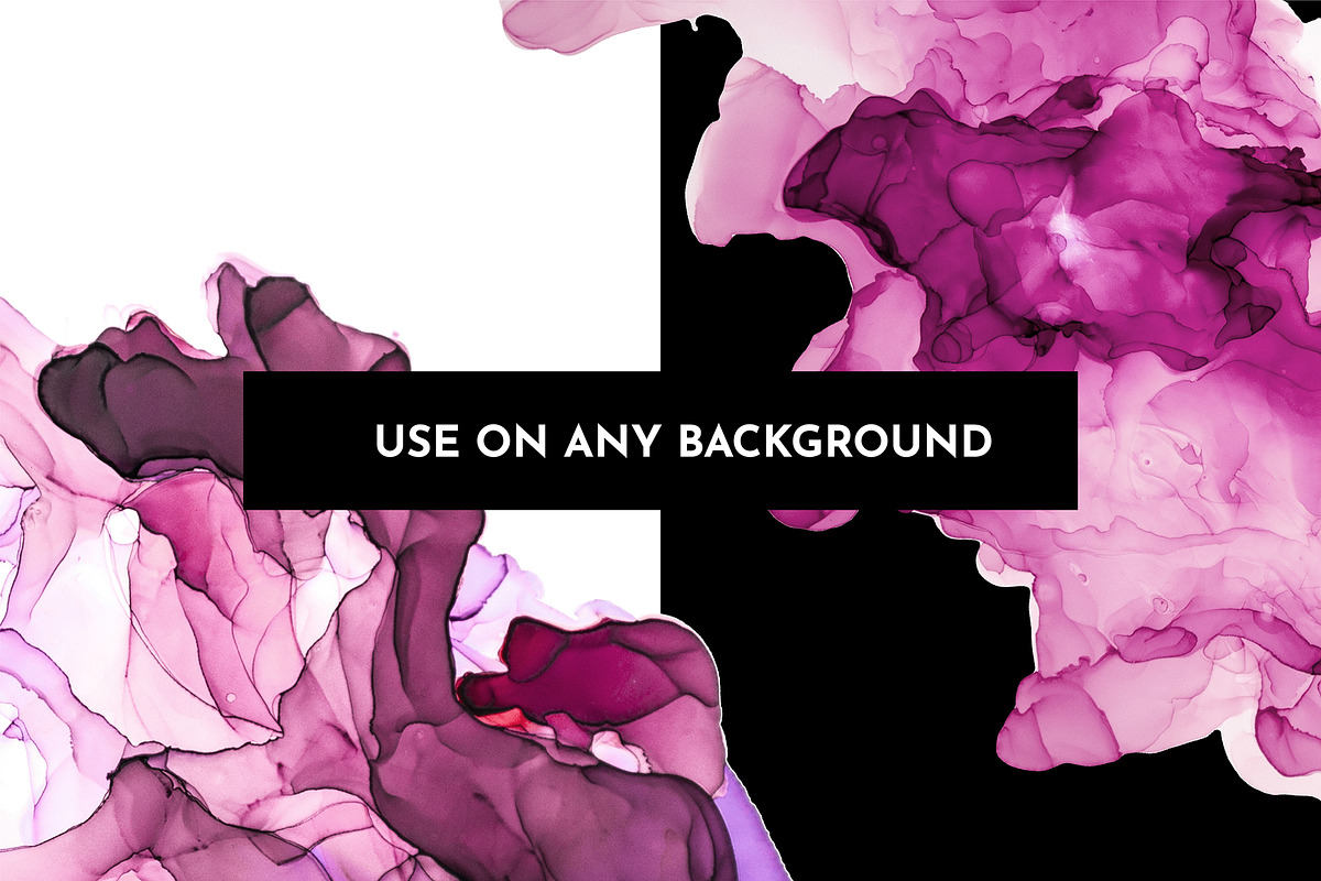 Purple & Pink Alcohol Ink Textures, a Texture Graphic by JSolomatina (Photo 5 of 7)