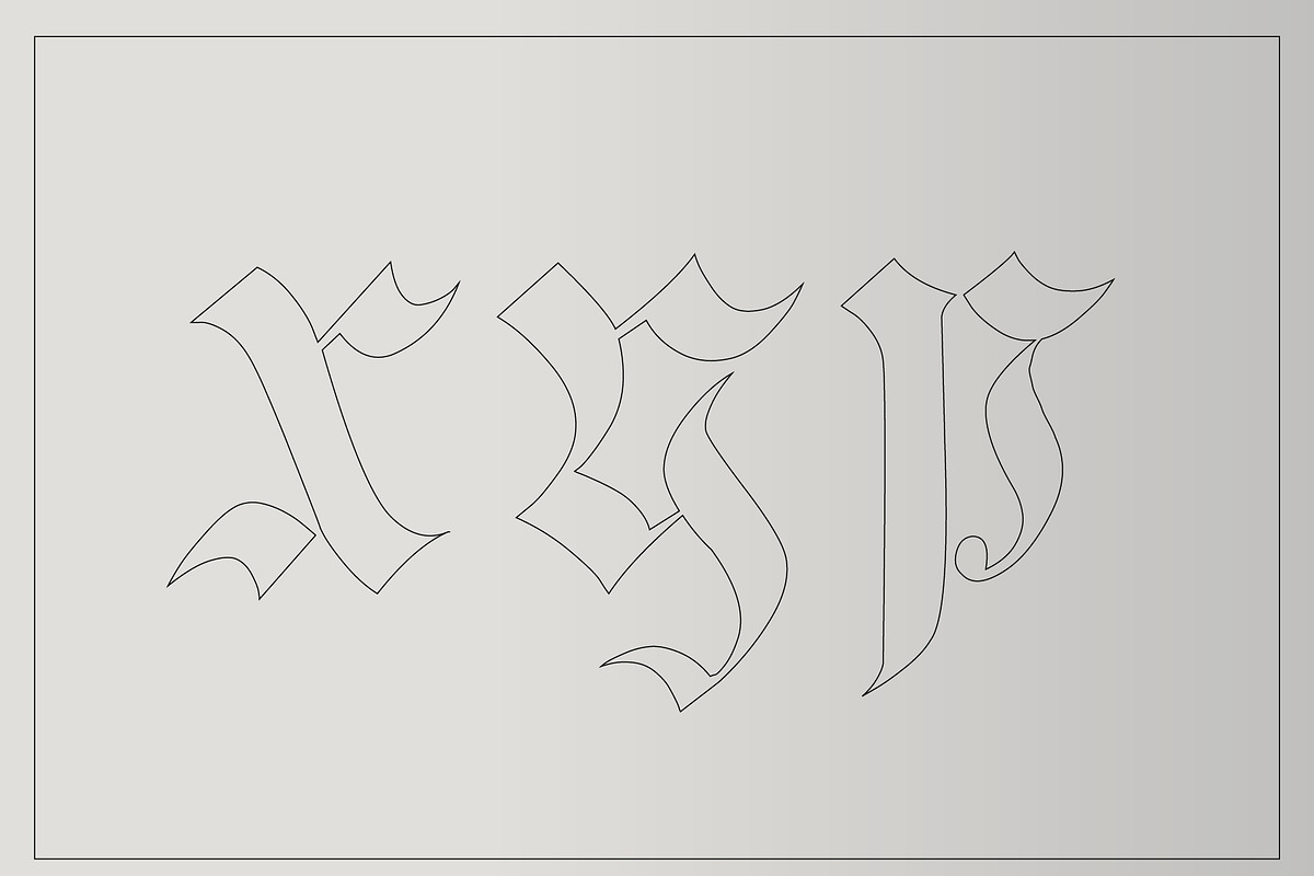 Fraktur Numb Font, a Blackletter Font by cromatixclassroom (Photo 8 of 9)