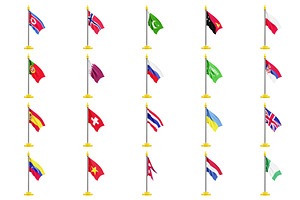 3D Flag Pole 2