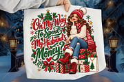 Sweet but Not Stressed Christmas PNG, a Seasonal Illustration by Canvas Craft (Thumbnail 1 of 6)