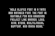 Hole Blofez - Old English Font, a Blackletter Font by QR Design Studio (Thumbnail 5 of 9)