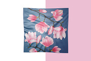 Silk, chiffon scarf mockup, a Product Mockup by NatalyaZelenova (Thumbnail 5 of 5)