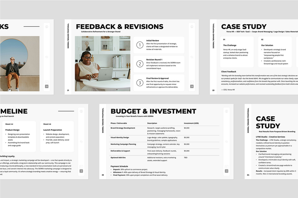 Brand Proposal Google Slides Template preview 7