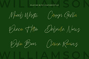 Williamson - Luxury Signature Font, a Script Font by StringLabs (Thumbnail 6 of 12)