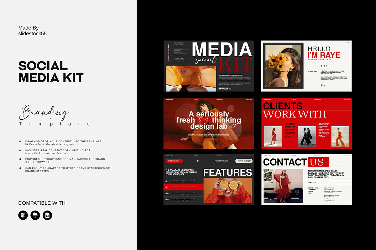 Media Kit Template, a Presentation Template by slidestock55 (Photo 2 of 11)
