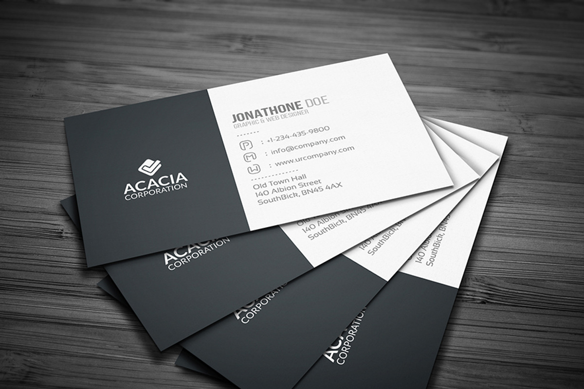 Creative and Simple Business Card, a Business Card Template by DesignGhar (Photo 3 of 6)