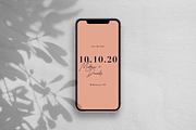 Save the Date Wedding Invitation, an Invitation Template by Starline Creative (Thumbnail 7 of 7)