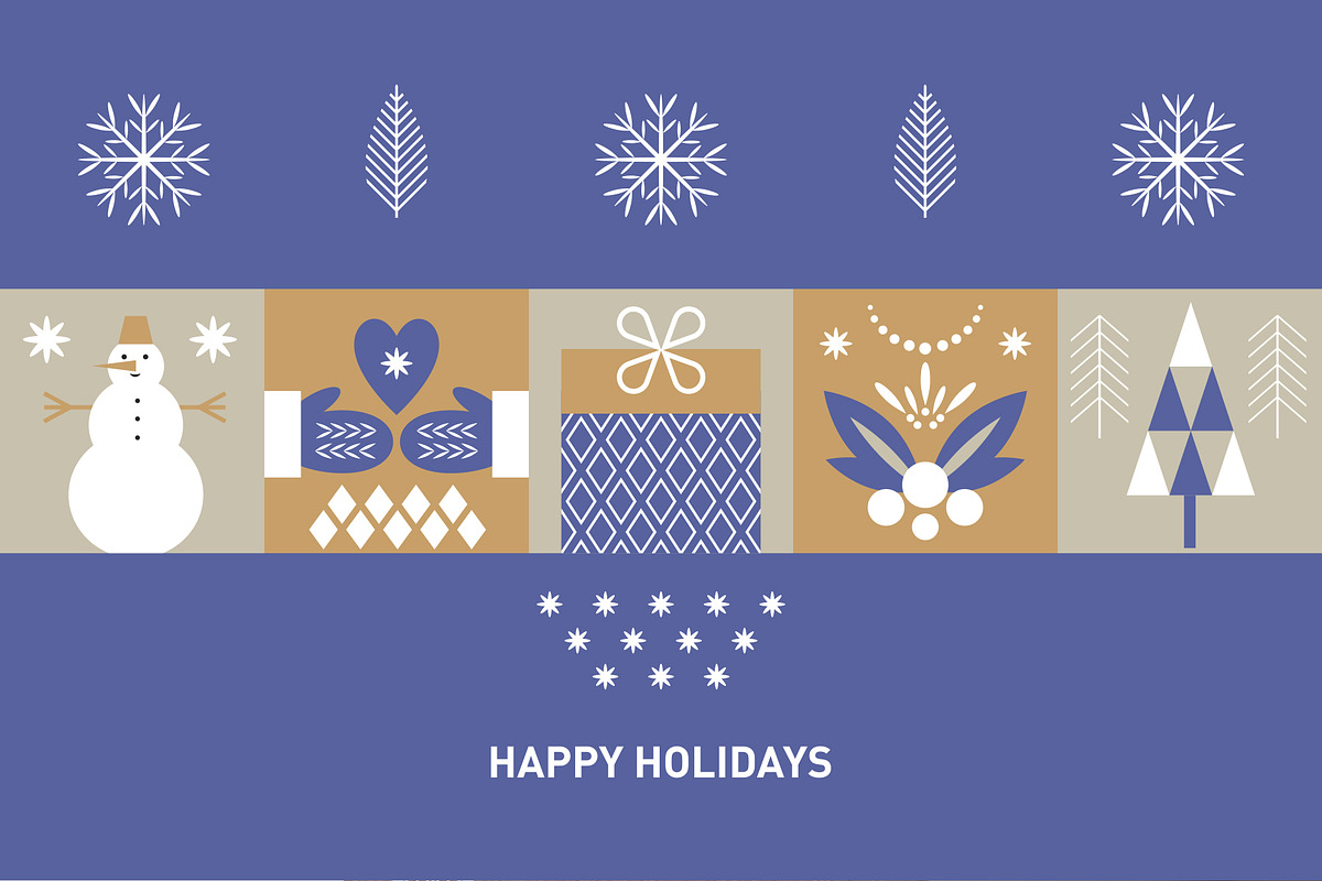 Scandinavian Christmas Elements, a Seasonal Illustration by lenlis (Photo 9 of 9)