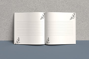 Square Open book mockup, an Advertising Mockup by Rami's Mockups (Thumbnail 6 of 8)