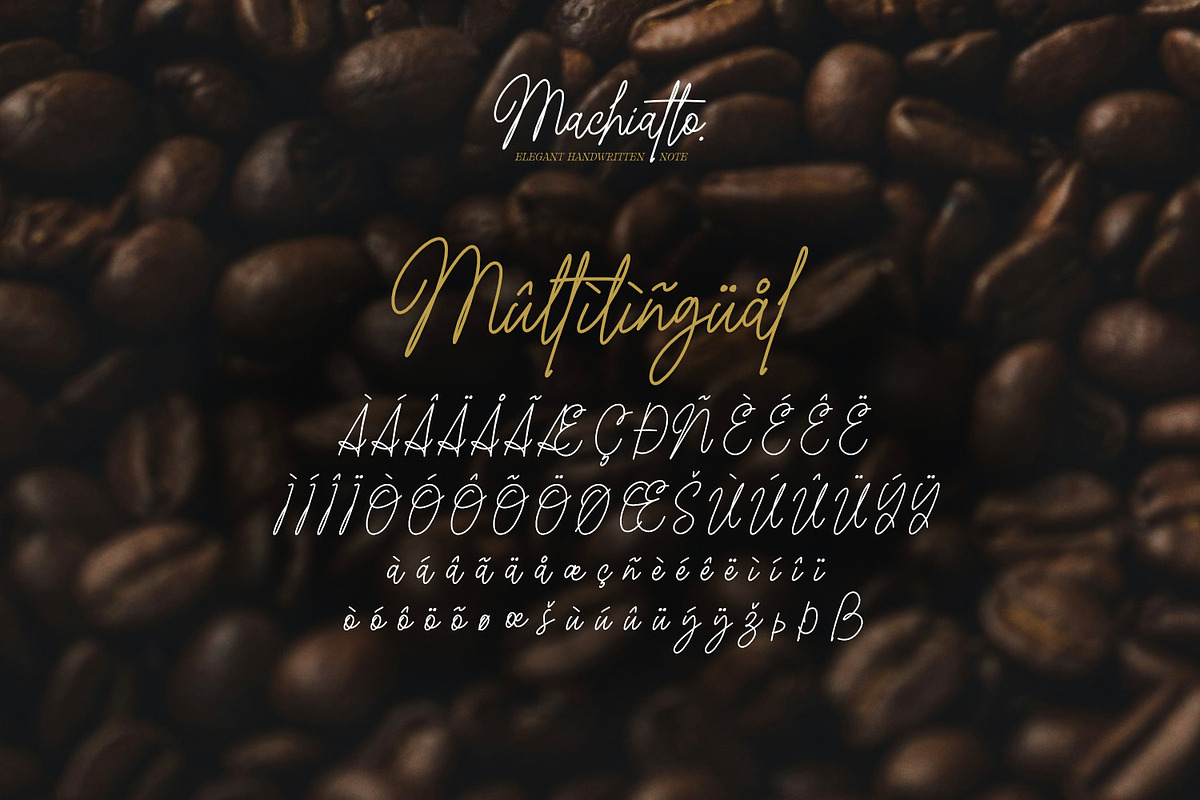 Machiatto - Elegant Handwritten Note, a Script Font by ikiiko (Photo 8 of 8)