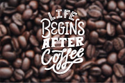 Vintage Coffee Lettering Quotes., a Graphic by ElenKoss (Thumbnail 4 of 12)