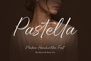 Pastella // Modern Handwritten Font, a Script Font by Barra & Beryl Co. (Thumbnail 1 of 13)