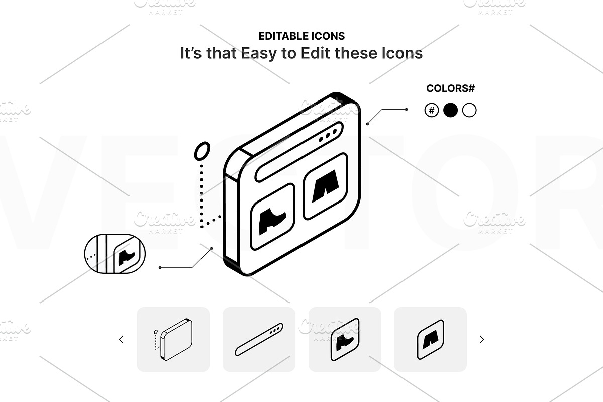 Isometric Product Management Icons, an Icon by Vectors Market (Photo 3 of 6)