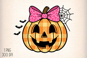 Halloween Pumpkin Girl Cute Kids PNG, an Illustration by Daily.Designs (Thumbnail 1 of 5)