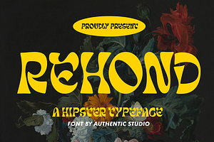 Rehond Hipster font