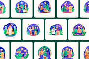 Animated Ramadan and Eid Set, a Person Illustration by Brickclay (Thumbnail 3 of 5)