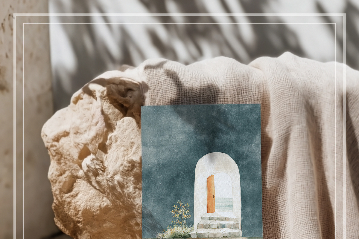 Mediterranean Frame & Card Mockups, a Household Mockup by NikiArts (Photo 10 of 18)