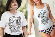 Mushrooms and skulls silhouette cutt, an Illustration by Siriliadka Dreams (Thumbnail 7 of 9)
