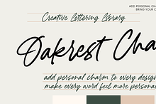 Oakrest Charm Modern Handwritten