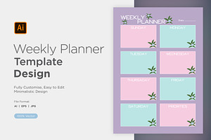 Weekly Planner Sheet Design-36