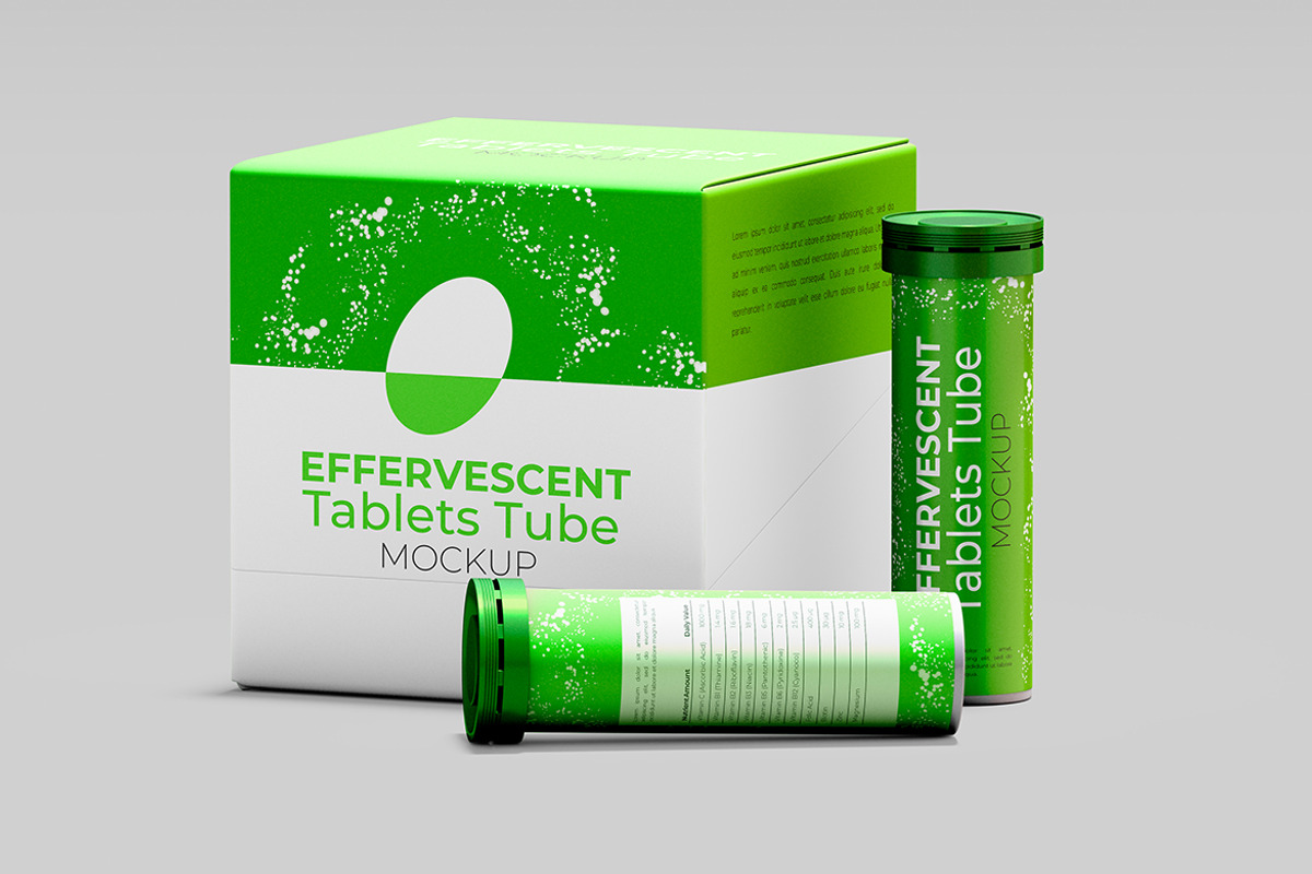 Effervescent Tablet Tubes Mockup, a Product Mockup by McLittle Stock (Photo 1 of 2)