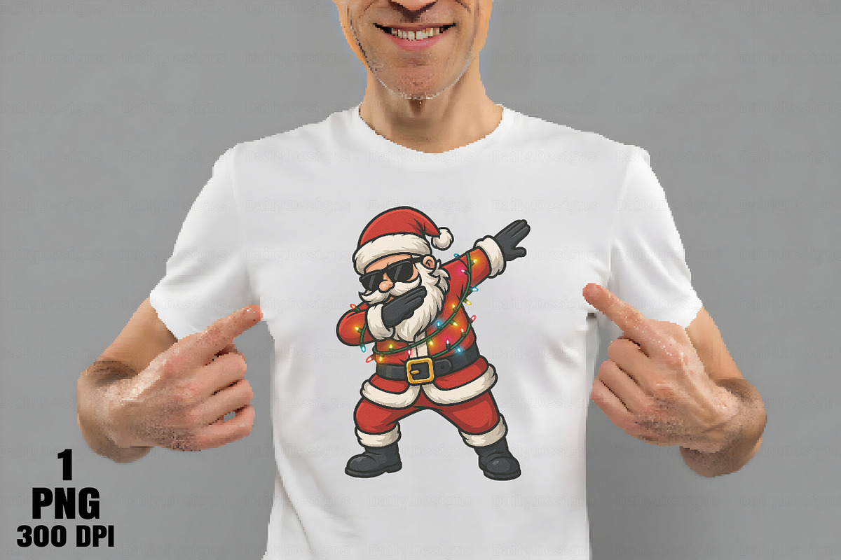 Christmas Santa PNG Clipart, an Illustration by Daily.Designs (Photo 2 of 10)