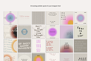 120 Aesthetic Instagram Quotes, a Social Media Template by TheFisherCreative (Thumbnail 10 of 15)