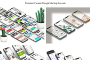 ALL 3D iPHONE MOCK-UP BUNDLE VOL-I3, an iPhone Mockup by Graphicsworld125 (Thumbnail 5 of 22)