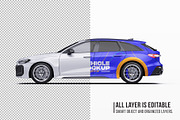 2027 Sport Performance Wagon Set, an Advertising Mockup by Halal Graphic Studio (Thumbnail 5 of 12)