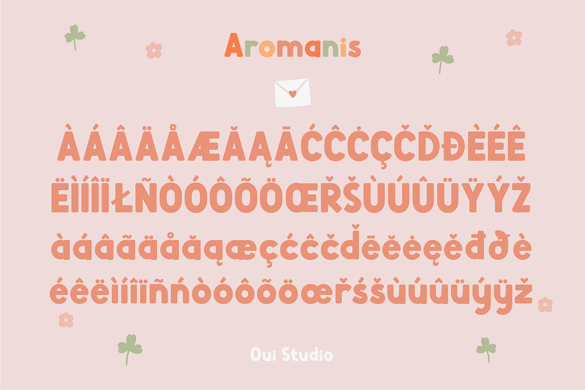 Aromanis Sweet Font + Bonus, a Sans Serif Font by Oui Studio (Photo 6 of 16)