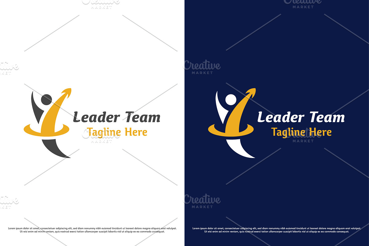 Leader Team Company Logo Template, a Branding & Logo Template by Morvana Crew (Photo 1 of 2)