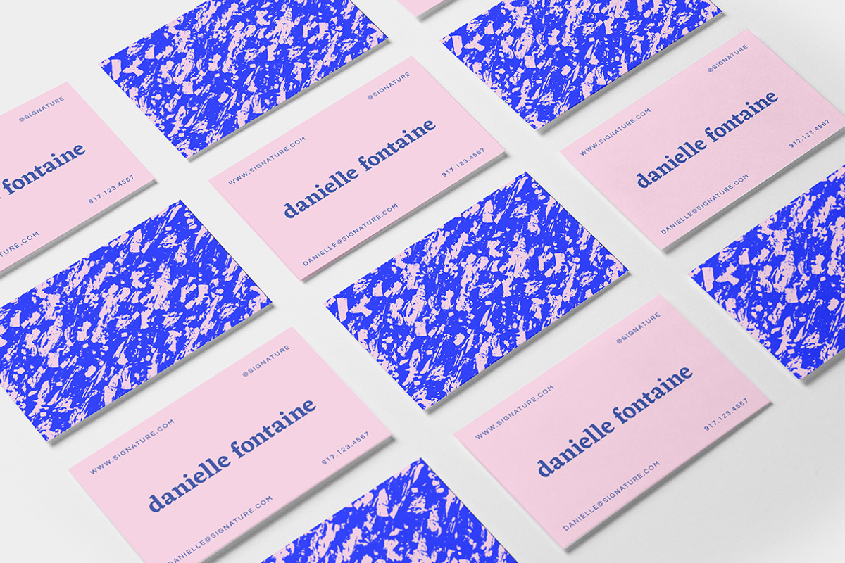 Marble Abstractions Business Card II, a Business Card Template by Viaduc (Photo 2 of 3)