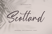 Scotland - Modern Calligraphy font, a Script Font by Pen Culture (Thumbnail 1 of 9)