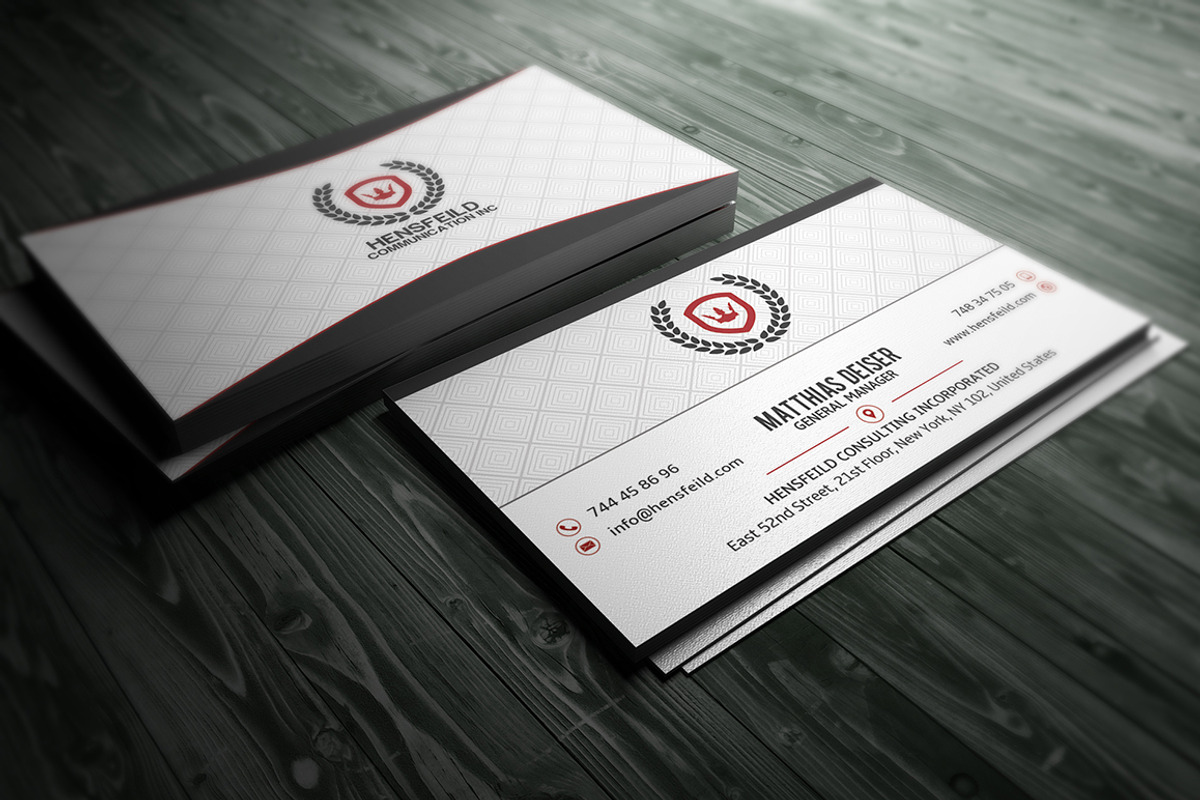 Elegant Business Card, a Business Card Template by Marvel (Photo 1 of 3)