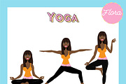 Yoga Teacher Portrait Creator, a Person Illustration by Lauren Lesley Studio (Thumbnail 13 of 43)