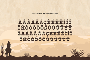 Mr.Cowboys - Western Display Font