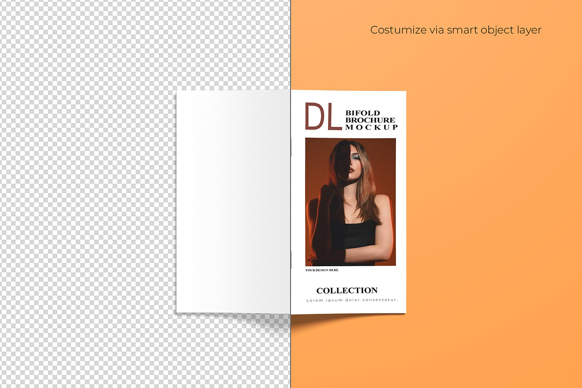 DL Brochure Mockup, a Books & Magazine Mockup by Lxadesign (Photo 9 of 12)