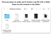 Wedding Invitation Mockup + Template, an Invitation Template by Korner (Thumbnail 12 of 12)