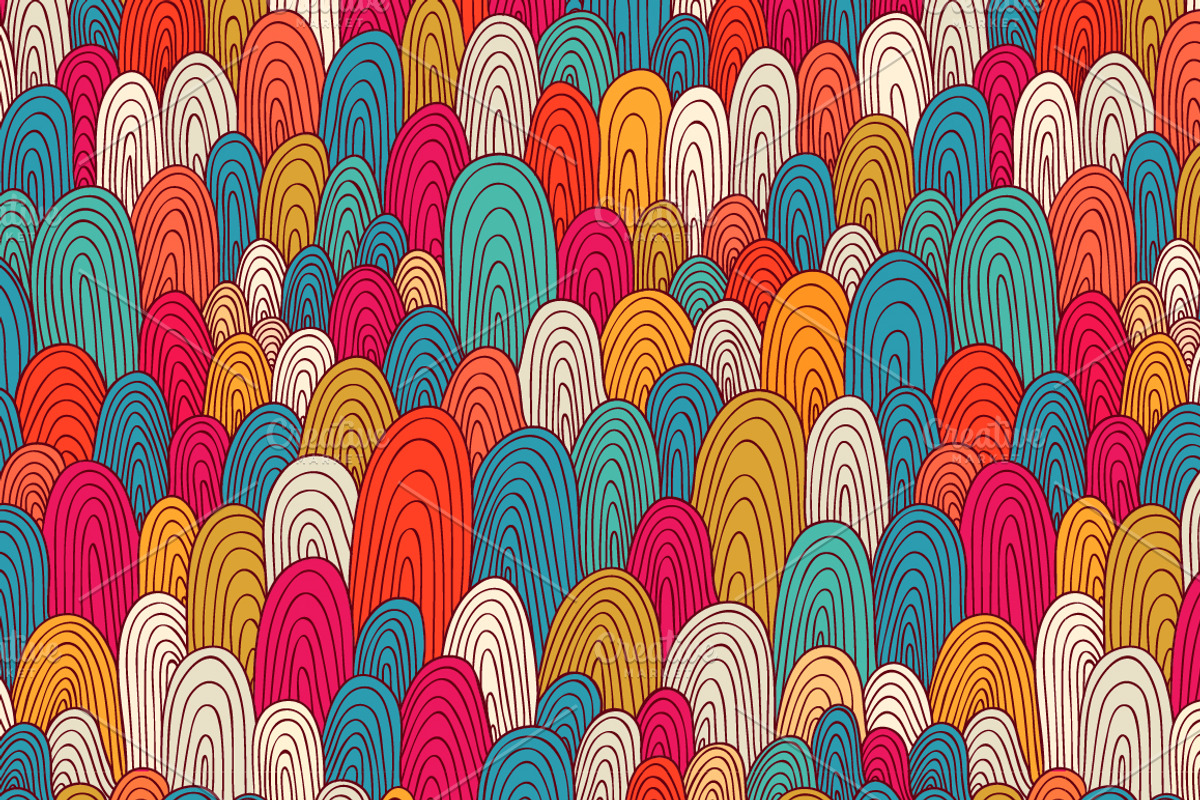 Vector Set "Waves pattern set 3" preview 4