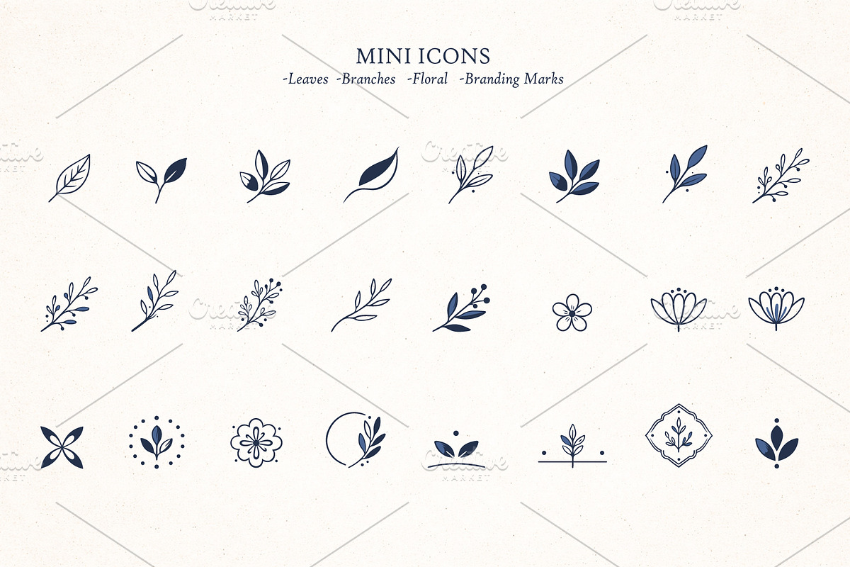 Botanical Branding Kit Wedding, an Object Graphic by Christine Krahl (Photo 11 of 11)